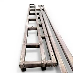 Sparxwizz Engineering Steel Rectangle Frame Structure <b>Silver</b> Industrial Minimalist Durable Powder Coated Hot-<b>dip</b> Metal - Product Image 2