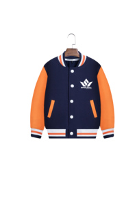 เสื้อแจ็คเก็ตวาร์ซิตี้แบบยูนิเซ็กซ์ ผ้าฟลีซ สีพื้น ติดกระดุมด้านหน้า พิมพ์ลายแบบรีดร้อน ปกคอพับ ทรงปกติ เสื้อคลุมสำหรับฤดูใบไม้ร่วง - Product Image 5