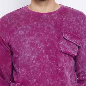 Ensemble de survêtement cargo respirant personnalisé pour homme, de qualité supérieure, avec sweat-shirt à col rond et pantalon de jogging, style streetwear hip-hop - Product Image 6