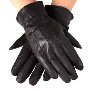 Premium Quality Stylish Leather <b>Gloves</b> Warm Winter Outdoor Casual Genuine Leather <b>Gloves</b> Comfort Fit - Product Image 5