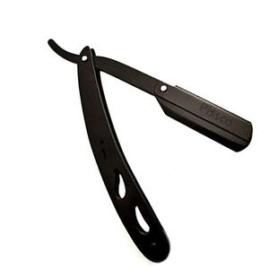 Navaja de Afeitar Plegable para Barba, Herramienta de Barbería, Depilación Masculina, Afeitadora Manual de Acero Inoxidable, Navaja Recta - Product Image 6