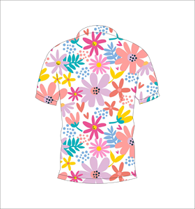 Terogiou เสื้อโปโลผู้ชายพิมพ์ลายดอกไม้แขนสั้นลำลองผ้าฝ้ายอ็อกซ์ฟอร์ดระบายอากาศสวมใส่ในฤดูร้อน - Product Image 6