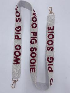 Correas de guitarra hechas a mano con cuentas, diseño de estrella bordado, longitud personalizada, accesorios de moda portátiles para bolso - Product Image 2
