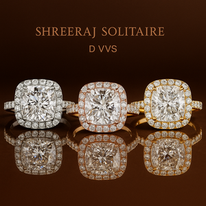 Bague de fiançailles originale en Moissanite taillée sur coussin de 7.80mm en or 10K 14K 18K avec certificat IGI Bijoux de mariage - Product Image 2