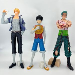 Vendita calda di 30cm Anime bambola un pezzo di Stand in silenzio Sanji grave ferita Zoro Action figure Luffy per la decorazione della casa - Product Image 5