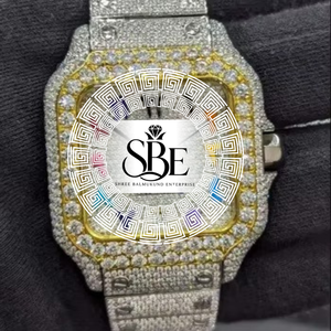 Reloj de Diamantes Moissanite Elegante de Primera Calidad para Hombre y Mujer para Ocasiones Especiales, Regalos Corporativos y Moda de Lujo - Product Image 1