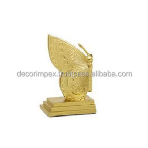 Novaurb Vintage Matte Gold Butterfly Serre-livres Fabriqué à partir de poids lourd probablement un bronze ou un zinc allo fini en laiton - Product Image 5