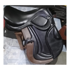 SE VENDE SILLÍN DE PIEL CABALLO GP SILLÍN FANCY COLOR NEGRO EN DÓLAR 50 TARJETA DE CRÉDITO TALLA 14 15 16 17 18 - Product Image 1