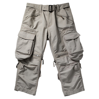 Pantalon chino décontracté pour homme sur mesure, tissu Oxford tissé mi-lourd, respirant, séchage rapide, fermeture éclair