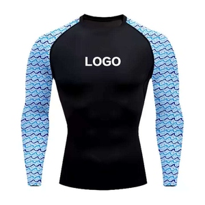 เสื้อรัดรูปแขนยาวสำหรับผู้ชาย แห้งเร็ว พิมพ์ลายกีฬา สีดำเขียว ลายเอเลี่ยน สำหรับผู้ใหญ่ - Product Image 5