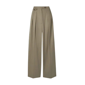 Pantalones chinos con estilo para mujer, pantalones de verano cómodos de algodón de primera calidad, fábrica de Vietnam al por mayor - Product Image 1