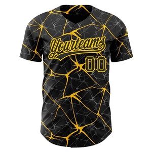 Wholesale High Quality Digital Print Baseball Jersey Uniform Sets Customized Color & Logo Breathable Unisex Adult Sports Jerseys - Product Image 2