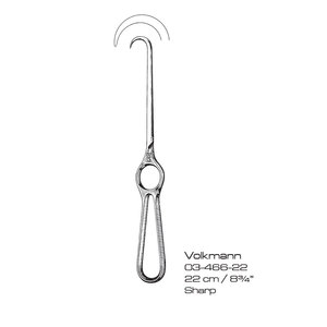 เครื่องมือผ่าตัดแบบดึงกล้ามเนื้อ Volkmann ขนาด 22 ซม. ทำจากเหล็กกล้าไร้สนิม คมสำหรับการผ่าตัดทั่วไป ระดับ Class I ใช้งานด้วยมือ ได้รับการรับรองมาตรฐาน CE - Product Image 1