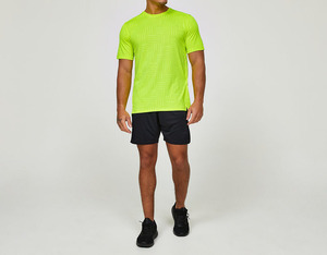 T-shirt pour homme en polyester 100% 180g, coupe slim, grande taille, logo personnalisé, taille US - Product Image 1