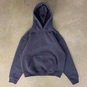 Sudadera con Capucha para Hombre, Cuello Redondo, Tejido de Poliéster/Algodón, Felpa, 280g, Manga Larga, Transpirable, Ecológica, Informal de Invierno - Product Image 4