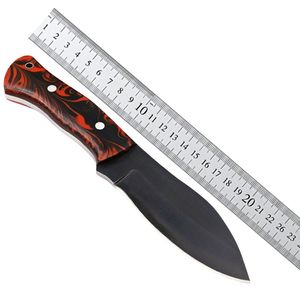 Cuchillo Táctico de Caza y Supervivencia de Acero Inoxidable con Mango de Madera Paka, Multifuncional para Exteriores, Venta al por Mayor OEM B2B OBM - Product Image 6