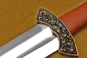 Espadas de Acero de Damasco al Por Mayor a Bajo Precio, Alta Calidad, Grado Industrial/DIY, Mango de Acero Inoxidable, OEM/ODM - Product Image 6