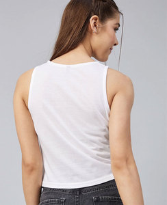 เสื้อครอปท็อปสไตล์ Y2K สำหรับฤดูร้อนปี 2026 ผ้าฝ้าย 100% คุณภาพสูง เสื้อยืดเรียบง่ายสำหรับผู้หญิง ระบายอากาศได้ดี เซ็กซี่ บางเบา เสื้อเปล่า ปักลาย ไซส์พลัส - Product Image 1