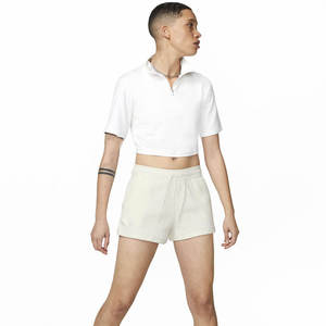 Women's High Quality Cotton Gym Shorts Breathable Thin Sport Style Custom Logo Design Black Casual Plain Dyed-Wholesale - Product Image 2