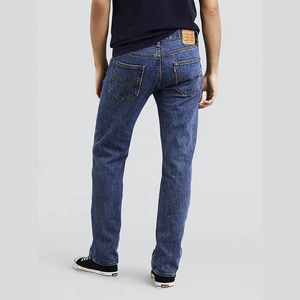 Jeans de Mezclilla de Algodón para Hombre, Corte Slim, Lavado Intenso, Nuevo Estilo, Personalizados OEM de Alta Calidad - Product Image 2