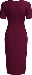 Robe polo pour femme pour événements professionnels - Coupe ajustée sophistiquée - Logo personnalisé - Manches courtes - Vêtements pour femmes en piqué - Product Image 4