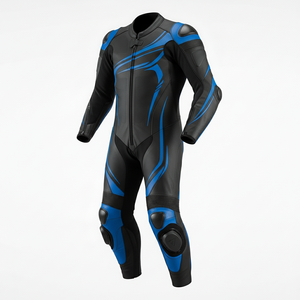 Traje de Motocicleta de Cuero de Alta Calidad para Carreras de Autos, Ropa Deportiva, Colores y Logotipo Personalizados, Chaquetas de Motocicleta Unisex de Cuero Genuino - Product Image 3