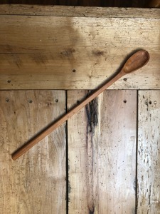 Cuchara Larga de Teca para Degustación, Cuchara Grande de Madera para Cocina, Cuchara Profunda de Madera de Teca, Utensilio para Cocinar y Servir, Resistente al Calor y Antiadherente - Product Image 5