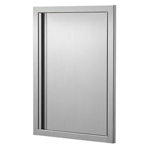 Porta a Incasso Verticale in Acciaio Inox per Cucina Esterna, 17L x 24H Pollici, per Accesso BBQ - Product Image 3