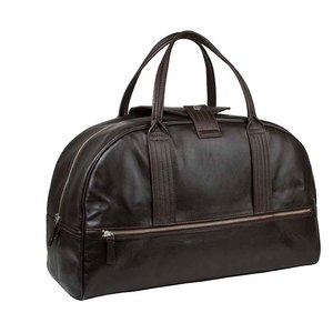 Vintage Leather Travel Bag Large Weekender Overnight <b>Luggage</b> Carryall with Spacious Interior Multiple Pockets & Adjustable <b>Strap</b> - Product Image 2