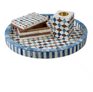 Hecha a mano Ramadán madre de perla Bakhoor quemador elegante decoración del hogar con sándalo Rosa lavanda Benzoin aromas - Product Image 6