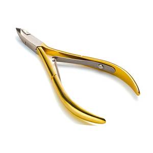 Cortaúñas Profesional de Acero Inoxidable, Hoja Recta, Nuevo Diseño, Apertura de Mandíbula Ancha para Uso en Dedos de Adultos, Mango Dorado Simple - Product Image 6