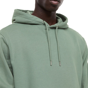 Sweat à capuche en coton uni, coupe décontractée, de bonne qualité, prix de gros abordable - Product Image 2