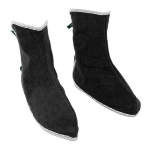Chaussures de sécurité robustes en cuir de vachette, protection des pieds du soudeur avec vêtements résistants aux étincelles pour les travailleurs - Product Image 6
