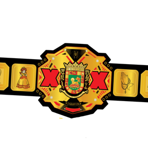 Custom Wrestling Championship Belt with Gold Plate - High Quality Durable Ideal for Events Collectors and Fans - Product Image 2