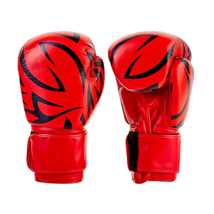 Gants de boxe Sanda personnalisés avec logo, très demandés, pour adultes, professionnels, en PU antidérapant, fermeture à lacets, durables, respirants, 14 oz, unisexe - Product Image 4