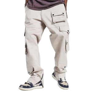 Custom Cargo Pants Designer Streetwear Utility <b>Trousers</b> Vintage Fashion Embroidery DTG DTF Printing OEM Wholesale Manufacturer - Product Image 1