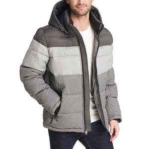 Veste d'hiver matelassée en duvet pour homme, surdimensionnée, personnalisable avec logo, idéale pour l'extérieur, vente en gros - Product Image 4