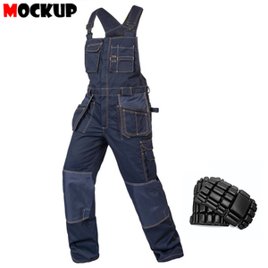 Pantalones de Trabajo de Seguridad para Invierno, Color Verde Lima, Overol con Peto, Pantalones de Trabajo con Peto de Alta Calidad 2026 - Product Image 4