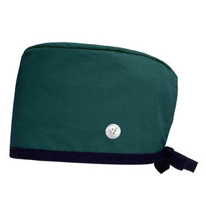 Top Trending Soft Unisex Long Hair Cord lock Nursing Scrub Caps Dental Surgeon Sanitary Chef Medical Caps Customized Color Logo - Product Image 3