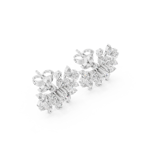 925 Sterling Silver Gift Femmes Melon Graine Poire Goutte Moissanite Diamants Boucles D'oreilles Charms - Product Image 5