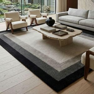 100% New Zealand Wool Hand Tufted <b>Carpet</b> Luxury Modern Custom Size Handmade Area Rug for Living Room Hotel Bedroom - Product Image 1