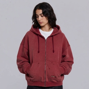 Conjunto Deportivo Premium Personalizado para Mujer, Sudadera y Pantalones Deportivos con Efecto Deslavado Vintage, Ropa Urbana de Fabricante - Product Image 3