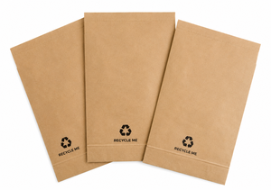 Sac de Courrier en Kraft de Luxe Écologique et Recyclable avec Fermeture Autocollante, Poignées Torsadées et Design Imprimé Offset - Product Image 6