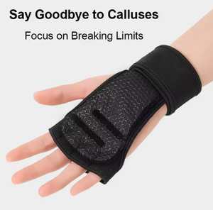 Gants de fitness unisexes respirants en maille à demi-doigts avec sangle de poignet réglable pour la musculation et l'entraînement en salle de sport - Product Image 4