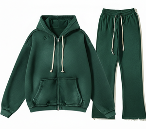 Chándal Glory con estampado DTG totalmente personalizado, efecto desgastado por el sol, algodón grueso de 400 g/m², ropa urbana unisex. - Product Image 2