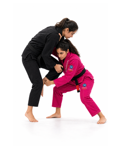 MANGOES FASHION - Uniforme de Jiu Jitsu Rosa Unisex, 380 g, Algodón, Absorbente de Humedad, Costuras Reforzadas, Transpirable, Ropa de Entrenamiento para Adultos - Product Image 4