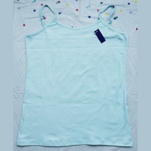 Women's Navy <b>Blue</b> Knitted Strapless Tank <b>Top</b> Casual Solid Color Regular Length Plain Dyed Style - Product Image 2