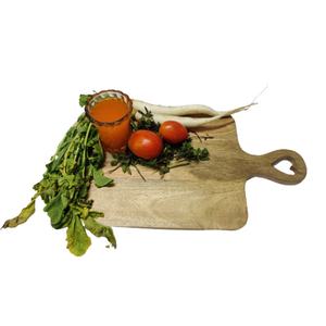 Tabla de cortar Rectangular Natural de madera de Mango hecha a mano 2024, utensilios de cocina multiusos de alta calidad para cortar - Product Image 3