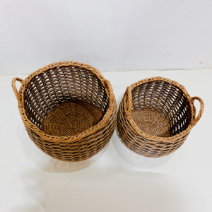 High-quality Collapsible Plastic <b>Wicker</b> <b>Laundry</b> <b>Basket</b> With Handle And Proofing Design For Clothes - Product Image 4