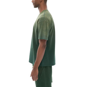 Camiseta Personalizada para Hombre, de Alta Calidad, Corte Ajustado, Diseño Vintage con Lavado Ácido, Estilo Oversize Boxy Snow College - Product Image 2